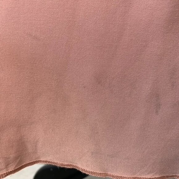 New We Are Women's Nude Long Sleeve Maxi Open Bag Front Slit Dress Size Small - Picture 6 of 16